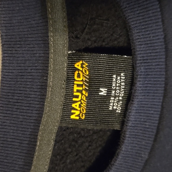 Vintage Nautica Competition Fleece Sweatshirt (M) - Picture 4 of 7